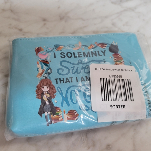 Harry Potter Solemnly Swear Zippered Pouch NWT - Picture 4 of 4